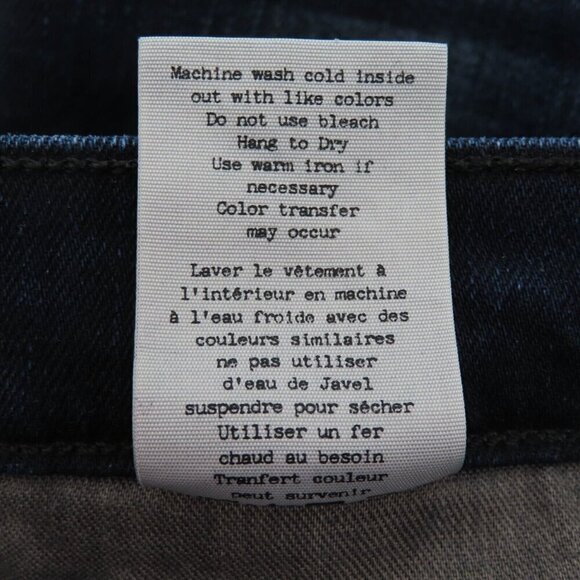 Rag & Bone Womens 26 O Ring Dive Capri High Rise Crop Black Brook Denim Jeans - Picture 10 of 12